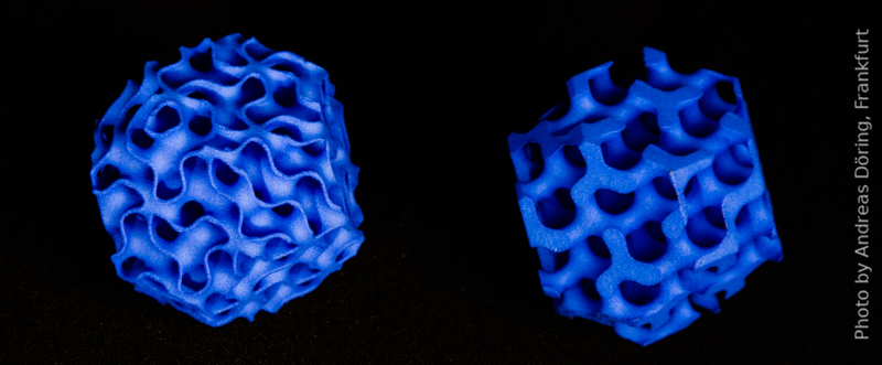 3D Print in Tetradecahedral Shape – Gerd Schröder-Turk
